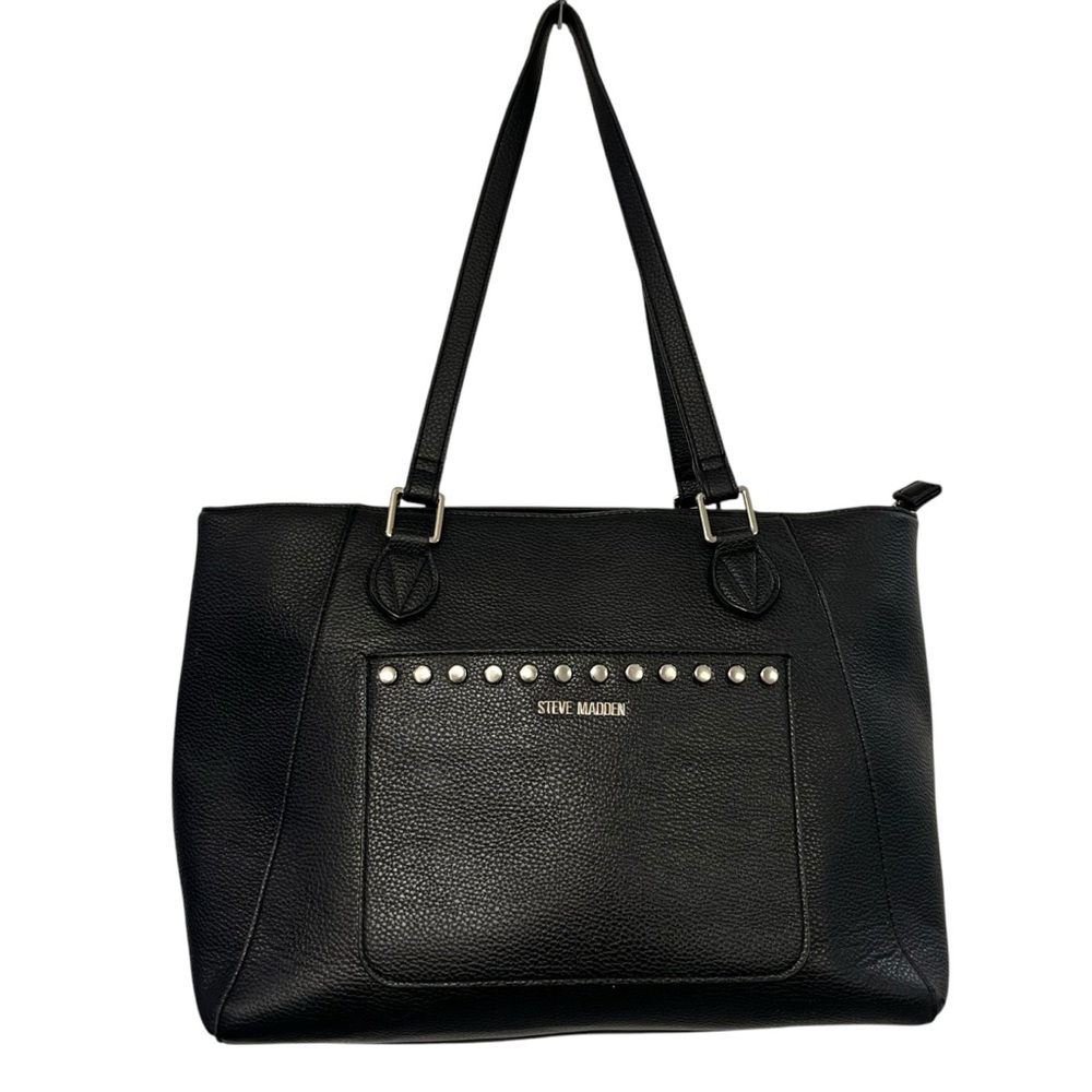 BLACK STEVE MADDEN TOTE - Picture 2 of 12